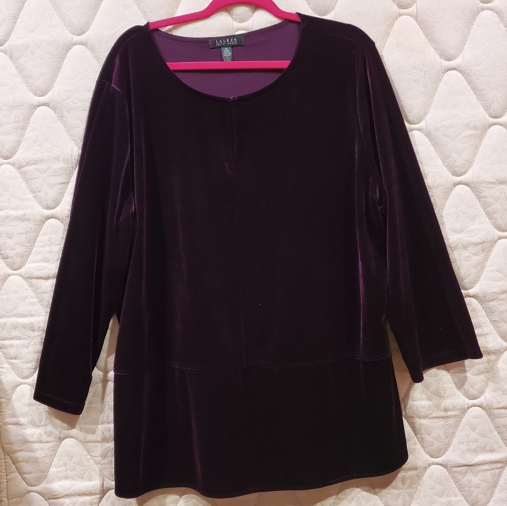LRL Velvet tunic